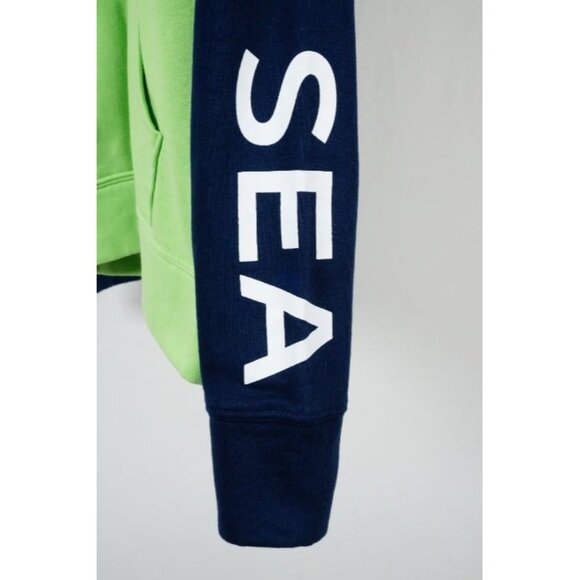 Seattle Seahawks Fanatics Women's Color Block Full-Zip Hoodie XSmall - Picture 7 of 10